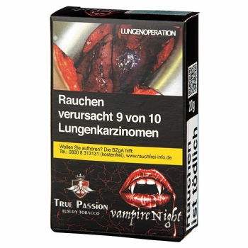 True Passion Luxury Vampire Night 20g Shisha Tabak